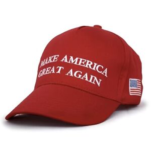 Make America Great Again Maga Hat Adjustable Baseball Cap w/ American Flag