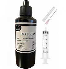 100ml Black refill ink kit for HP Printers CISS Refillable Cartridge