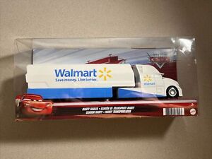 NEW Disney Pixar Cars Walmart MARTY HAULER Diecast Semi Truck and Accessories