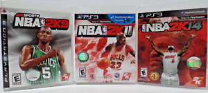 PS3 Game Lot NBA 2K9 2K11 2K14 PlayStation Tested