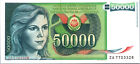 Yugoslavia 50000 Dinara 1988, REPLACEMENT ZA Prefix, UNC- P-96