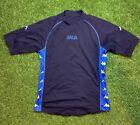 Italy Italia KAPPA Mens Sz Large Soccer Jersey Football Kit Blue