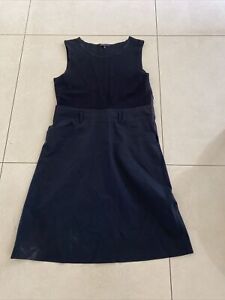 theory Black Lycra Wool Short Sleeveless dress size 8