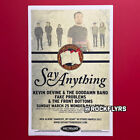 SAY ANYTHING 2012 Original 11x17 Concert Promo Poster.  Portland Oregon