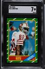 1986 Topps Jerry Rice RC ROOKIE SGC 7