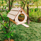 Bird House Wooden Bird Feeding Houses  Handmade for Outdoor DIY Bird House Kit
