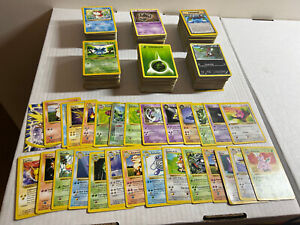 Huge Collection Bulk Lot of 500+ Pokemon Cards Mixed WOTC XY Vintage HP-DAMAGED