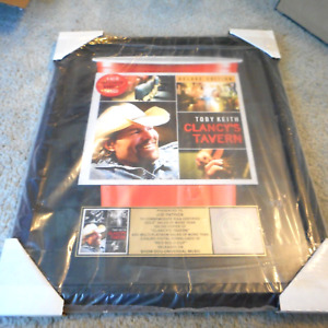 Toby Keith Clancy's Tavern SEALED RIAA 500.000 Gold  Record Sales Award Plaque