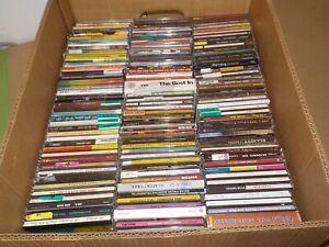 Huge Lot Of 126 Music CD's In Original Cases w/ Rare Titles Obscure Artists Z40