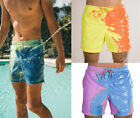 Men Summer Beach Shorts Swimming Swimwear Trunks Board Pants Color Changing