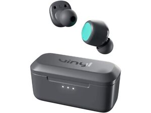 VINYL by Skullcandy True Wireless Bluetooth Earbuds Grey/Teal (V2VYW-N299)