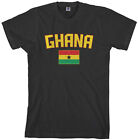 Threadrock Men's Ghana Flag T-shirt Ghanaian Accra Soccer