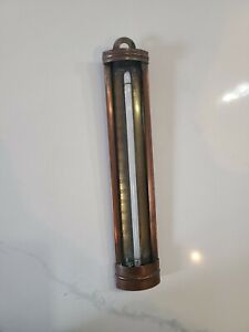 The brown jewlery Co Thermometers Commercial Copper brass antique vintage 360f