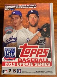 2019 Topps Update Baseball Retail Blaster-Guerrero Jr,Tatis Jr Free Shipping