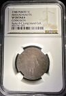 1788 Period Massachusetts Penny NGC VF Details Ryder 8-C