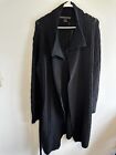 Ralph Lauren Black Label Collection Cashmere Cableknit Shawl Cardigan Sweater L