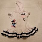 Baby Girl Swim Beach Cover Up 9-12 Months Hooded Disney Store Minnie Mouse EUC
