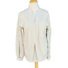 NakedCashmere Drew 100% Cashmere Cardigan Chunky Cable Knit Open Front Small GUC