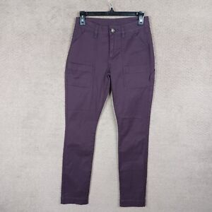 Cabi Pants Womens 2 Purple The Carpenter Pant 3926 Lyocell Blend Stretch
