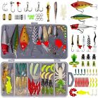 Fishing Lures Kit for Freshwater Bait Tackle Kit for Bass Trout Salmon
