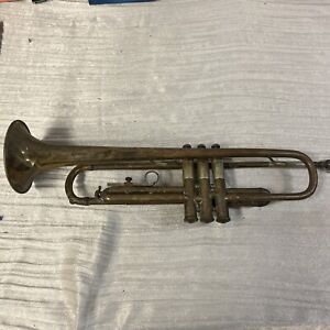Vintage Bronze Vincent Bach Corps Trumpet *not tested*