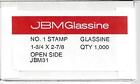 JBM #1 Glassine Envelopes 1-3/4