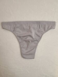 NWT Vtg Victoria's Secret Stretchy Nylon Sparkle Thong Panty Size Sm ✨️