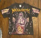 Vintage 1991 Megadeth Wild Oats Made In USA T-Shirt Large