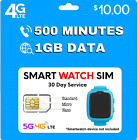 Jolt Mobile AT&T Smart Watch SIM Card for Kids Senior 5G 4G LTE Smartwatch Plan