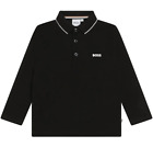 Hugo Boss Kids Long Sleeve Polo Black [J25M34-09B]