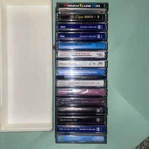 Lot Of 15 Random Cassette Tapes New Sealed With Case