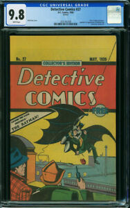Detective Comics #27 CGC 9.8 1984 1st Batman! Oreo Reprint! WHITE P2 398 cm