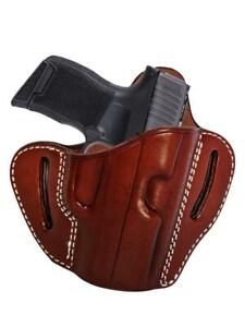 Sig Sauer P365  Pancake Hand Made Leather Gun Holster Open-Top and Open End. BL7