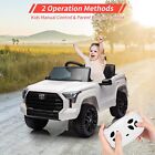 Licensed Toyota Tundra 12V Kids Ride on Toys Battery Powered Electric Car White