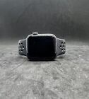 Apple Watch Series 4 40 mm Black Aluminum Case with Black Band, Cellular, GPS,