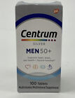 Centrum Men 50+  MultiVitamin 100 Tablets Each 07/2024
