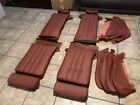 BMW E30 325i 318i 325is SPORT SEATS LEATHER CARDINAL RED UPHOLSTERY KIT NEW