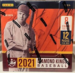 2021 Panini Diamond Kings Baseball Factory Sealed Hobby Box