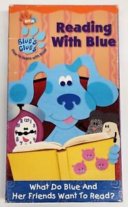 Blues Clues - Reading With Blue (VHS, 2002)