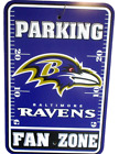 Baltimore Ravens FIELD DESIGN 12 x 18 PARKING SIGN ! FAN ZONE ! FAST SHIPPING !