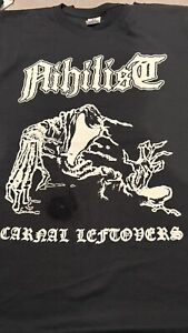 Nihilist Shirt Size  L New Death Metal Long Sleeve