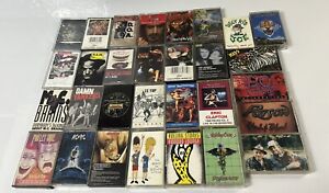 Cassette Tape Lot (30)- Heavy Metal Hard Rock AC/DC Motley Crue Ted Nugent
