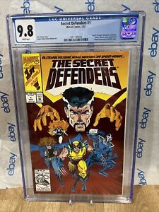 THE SECRET DEFENDERS ISSUE #1 RED FOIL EDITION CGC 9.8 MARVEL 1993! Graded Comic