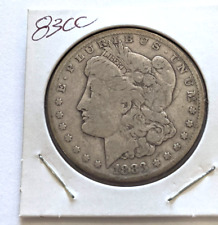 1883 CC Morgan Silver Dollar VG - F condition