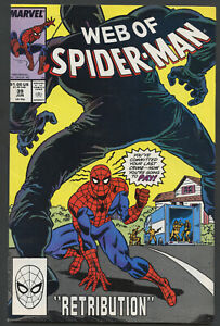 1988 Marvel Comics Web Of Spiderman #39 Retribution