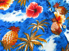 Hawaiian Shirt Kennington LTD California Pineapple Floral Tropical Mens M Medium