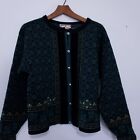 Dale Of Norway Cardigan Sweater Button Front Nordic Wool Jumper Knit Medium