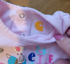 Carhartt Bodysuit Baby Girls 3 Months Pink Short Sleeve Romper ABC Farm items