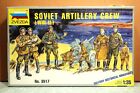 1/35 ZVEZDA SOVIET ARTILLERY CREW WWII MODEL KIT # 3517