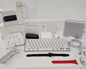 Apple 13pc Lot: 60W MagSafe 2 Power Adapter Sealed Model A1453/Keyboard/Cords +!